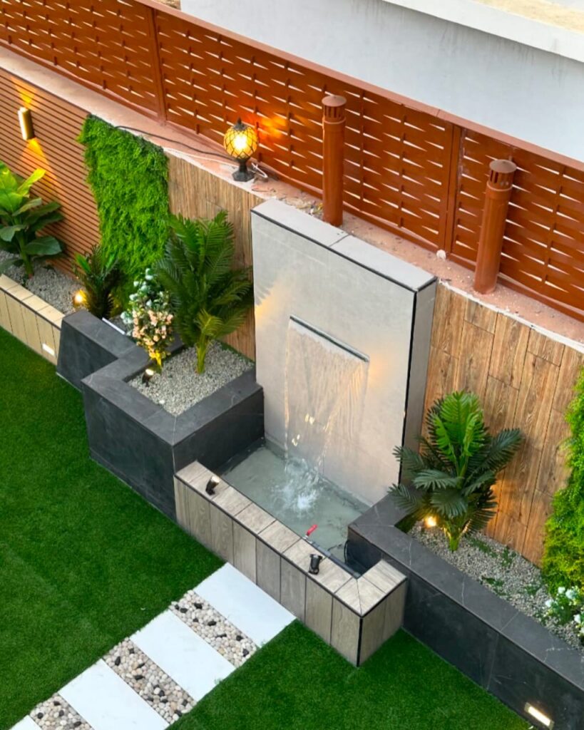 تركيب شلالات بالطائف